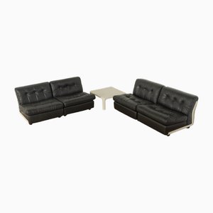 Space Age Modular Amanta by Mario Bellini for B&b Italia / C&b Italia, 1970s, Set of 5