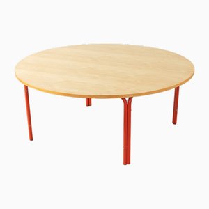 Table Basse en Acier, 1980s
