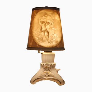 Small Baroque Porcelain Lithophane Lamp by Schierholz, 1960s
