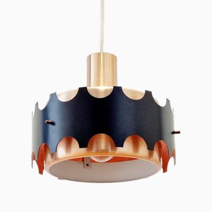 Mid-Century Deckenlampe von Veb Metalldrücker Halle, 1960er