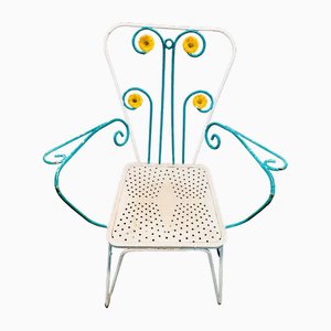 Sedie da giardino vintage, anni '50, set di 4