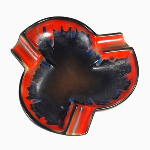 Tschechischer Art Deco Keramik Aschenbecher von Bihl, 1930er