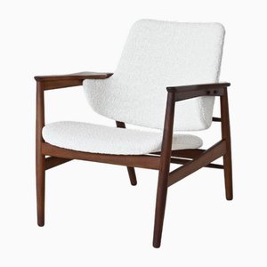 Vintage Lounge Chair in Teak by Ib Kofod-Larsen for Christensen & Larsen, 1950s