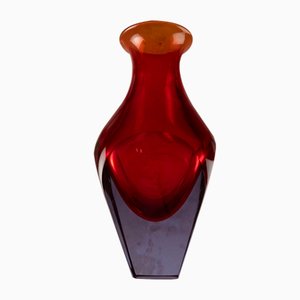 Sommerso Glass Vase, 1960s