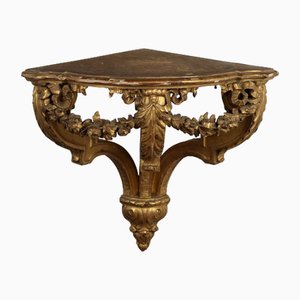 Neoclassical Style Corner Shelf