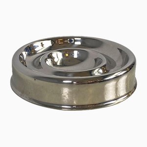 Italian Modern Chromed Steel Guadalupa Ashtray attributed to Enzo Mari for Danese, 1972