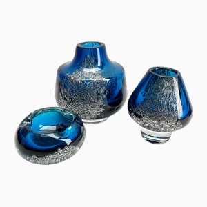 Vases by Heinrich Löffelhardt for Schott Zwiesel, 1950s, Set of 3