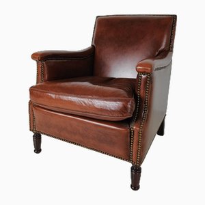 Bovine Leather Classic Armchair
