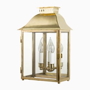 Eden English Natural Brass Lantern from Il Bronzetto