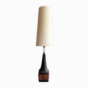 Large German Ceramic Aurelia Floor Lamp from Ceramano, 1960s