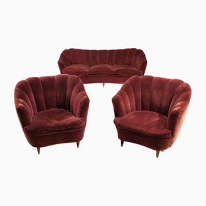 Wohnzimmer Set von Gio Ponti, 1940er, 3er Set