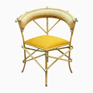 Abstract Handmade Bamboo Chair, 1920s
