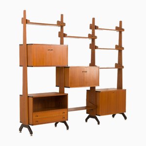 Biombo o estantería italiano Mid-Century de AV Arredamenti Contemporanei, años 60