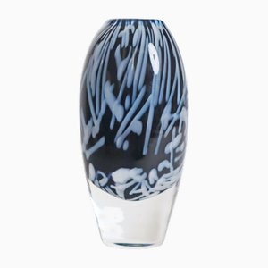 Scandinavian Art Glass Vase from Orrefors, 1980s