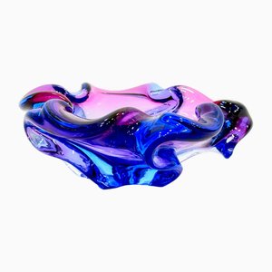 Cendrier Art en Verre attribué à Josef Hospodka pour Chribska Sklarna, 1960s