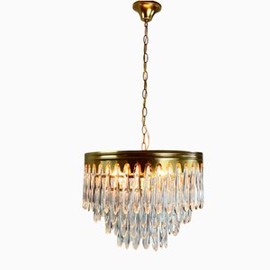 Mid-Century 9-Light Murano Glass Chandelier, 1960s