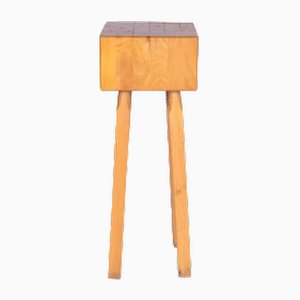 Vintage Wooden Side Table for Plants and Objects