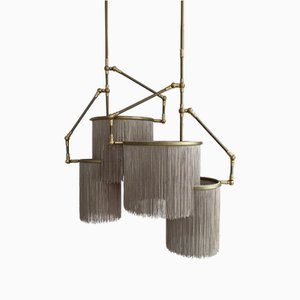 Lampe à Suspension No. 31 G Beige Foncé par Sander Bottinga