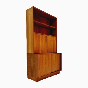 Dänisches Vintage Teak Bücherregal mit Schreibtisch von Svend Aage Rasmusen, 1960er
