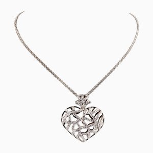 Gold Pendant with Diamonds on a Chain., 2000s