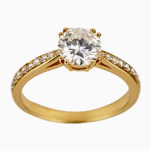 Gold Ring with Diamonds., 2000s