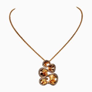 Collier De Grisogono Zigana en Or avec Diamants, 2000s