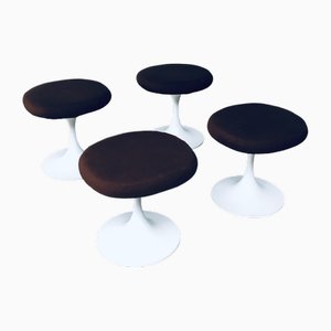 Mid-Century Modern Design Tulip Stool Set by Tamburin, Sweden, 1970s, Set of 4