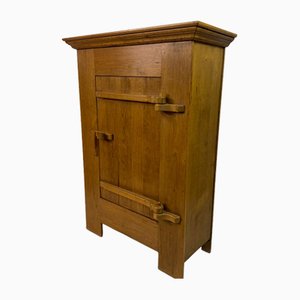 Brutalist Oak Cabinet, 1960s