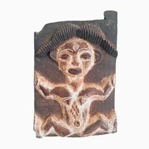 African Carved Granary Door, 1970s