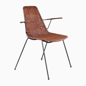 Silla de ratán de Gian Franco Legler