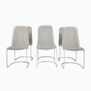 Cantilever Wire Chairs by Gastone Rinaldi, 1970s, Set of 6
