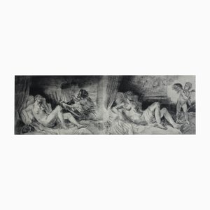 Pawel Zablocki, Tizian's Danaes, Aguafuerte sobre papel, 2009