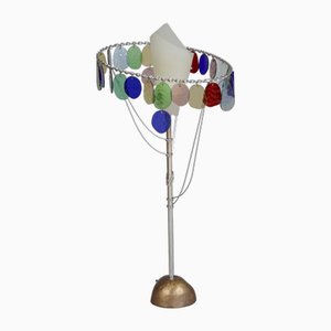 Sibari Table Lamp with Bronze Base and Murano Glass by Toni Cordero for Artemide