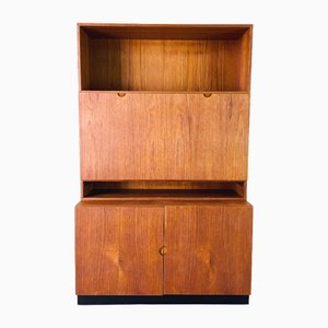 Libreria Mid-Century in teak di Sven Ellekaer per Bramin, anni '60