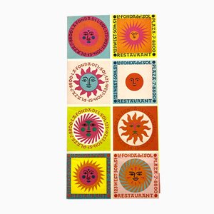 Menú Lafondadelsol de Alexander Girard, años 60