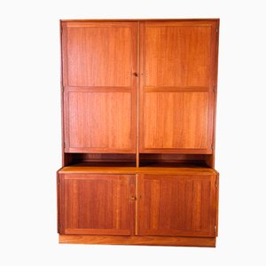 Mid-Century Bookcase Cabinet in Teak by Nils Jonsson for Hugo Troeds, 1960s
