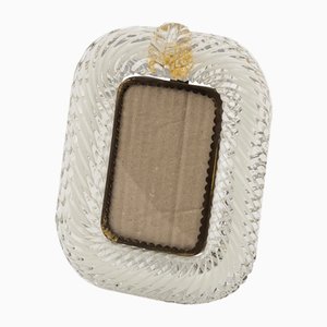 20th Century Italian Venetian Glass Photograph Frame attributable to Barovier & Toso., 1950s