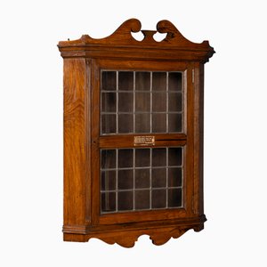 19th Century Timber Corner Cabinet in Oak from HMS Foudroyant, Lord Nelsons Flagship, 1897