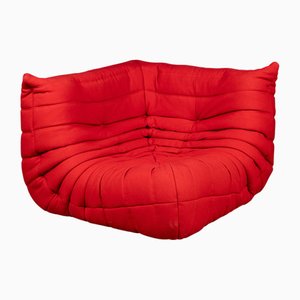 21st Century Red Togo Corner Sofa by Michel Ducaroy for Ligne Roset France