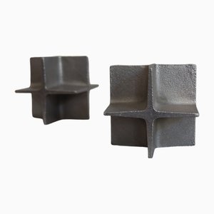 Bookends by Carl Auböck for Werkstätte Carl Auböck, 1960s, Set of 2