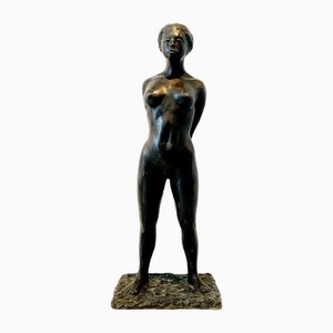 Ryszard Piotrowski, Una mujer, Escultura de bronce