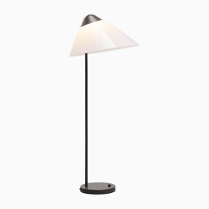 Vintage Gray-Brown Opala Floor Lamp by Hans J. Wegner for Louis Poulsen