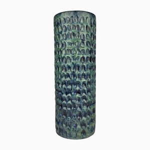 Blaugrüne Vase von Malente Keramik, 1970
