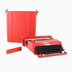 Vintage Valentine Schreibmaschine von Ettore Sottsass für Olivetti