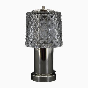 Glass Table Lamp from Kamenicky Senov, Former Czechoslovakia, 1970s