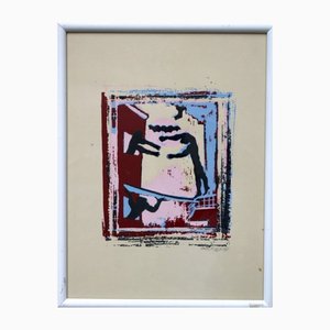 Simon Shegelman, Care, 1980s, Screen Print