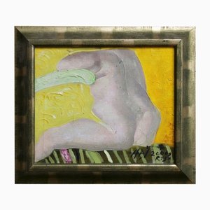 Arturs Nikitins, Torso auf Gelb, 2000, Öl auf Leinwand