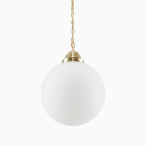 Medium Ball Pendant from Pure White Lines