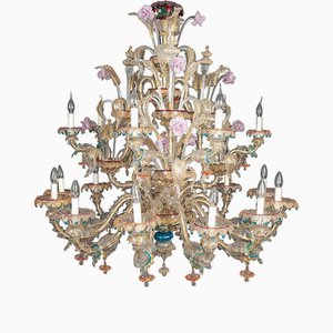 Murano Glass Chandelier, 1950s