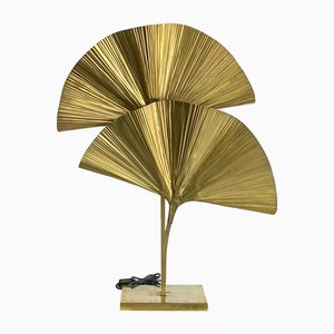 Polished Brass Table Lamp, 1980s
